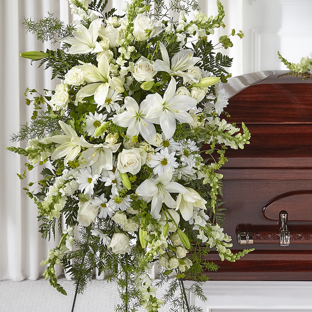 Loving Thoughts Standing Spray – Edgewood Florist, Lachine PQ