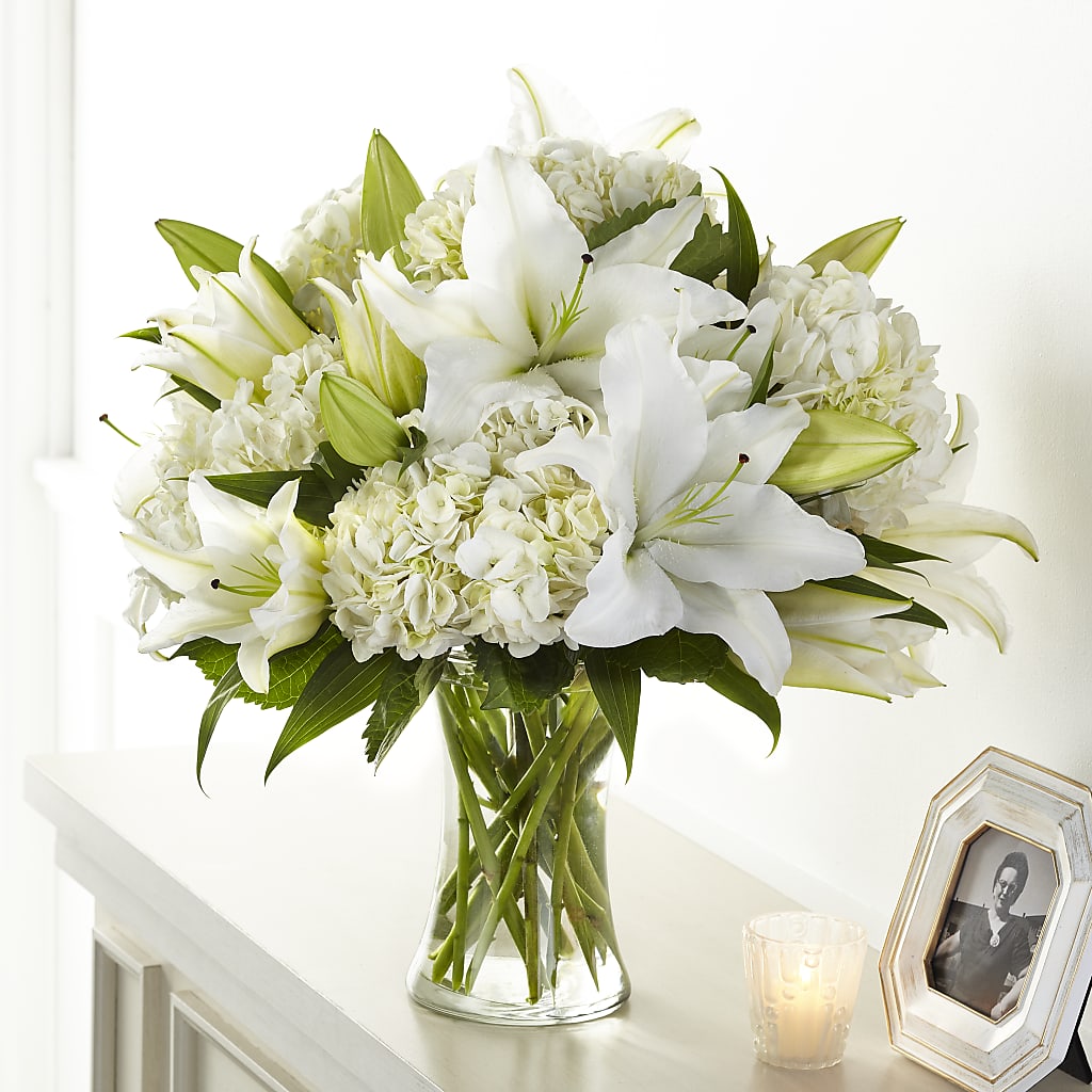 Compassionate Lily Bouquet – Edgewood Florist, Lachine PQ