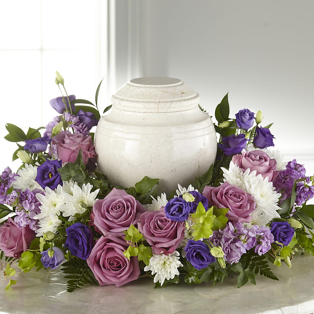 Blooming Sympathy Cremation Adornment – Edgewood Florist, Lachine PQ