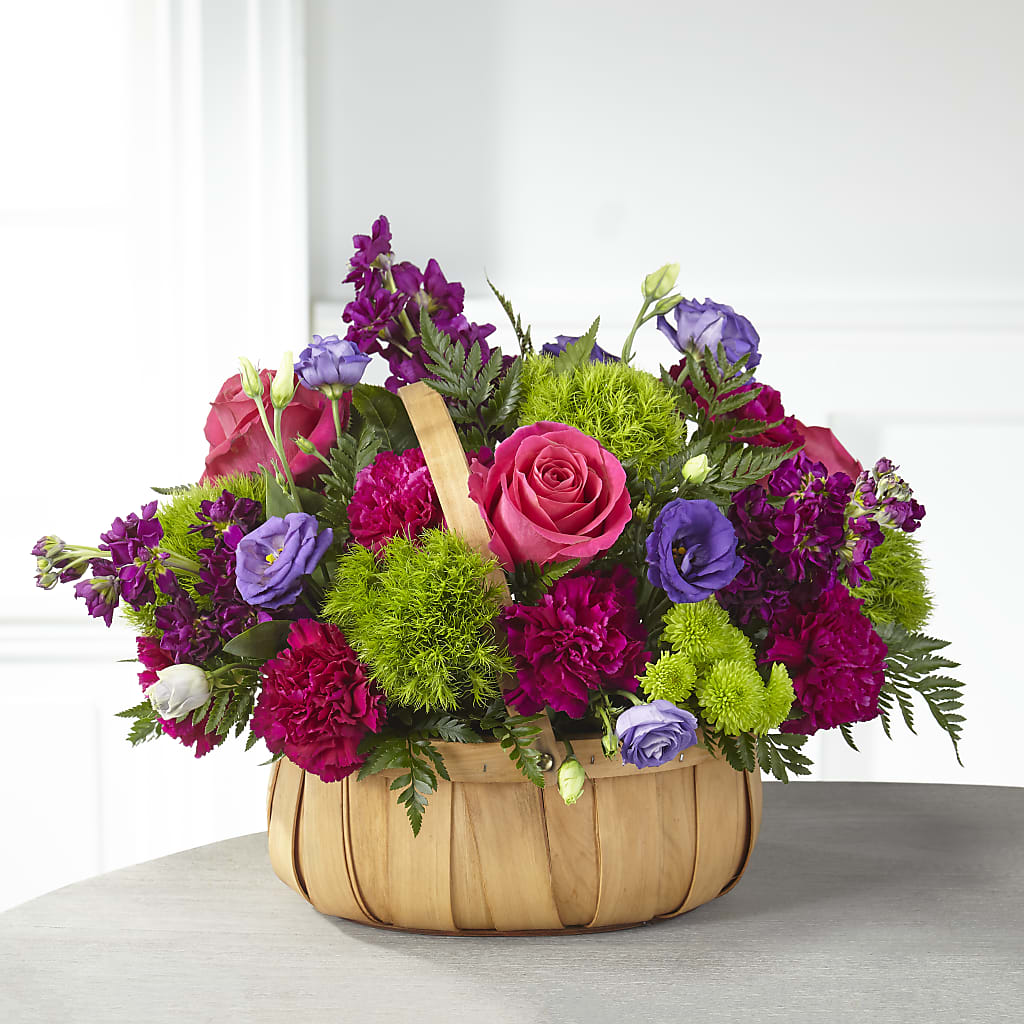 Serene Sanctuary Basket – Edgewood Florist, Lachine PQ