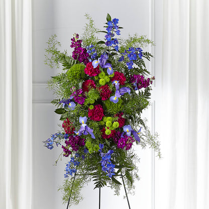 Heavenly Skies Standing Spray –  Edgewood Florist, Lachine PQ
