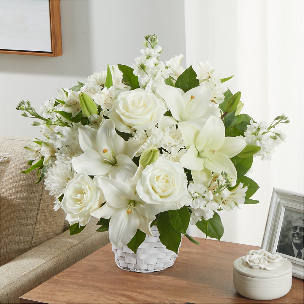Peaceful Reflections Arrangement –  Edgewood Florist, Lachine PQ